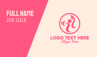 Women’s Gym Trainer Business Card Image Preview