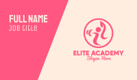 Women’s Gym Trainer Business Card Image Preview