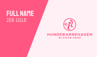 Women’s Gym Trainer Business Card Image Preview