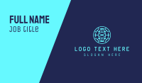 Global Tech Company Business Card Design