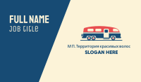 Hip Trailer Camper Van Business Card Image Preview