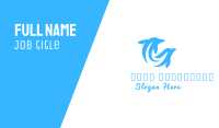 Blue Dolphins Business Card Image Preview