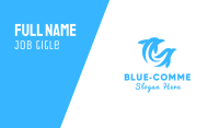 Blue Dolphins Business Card Image Preview
