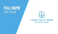 Minimalist Law Firm  Business Card Image Preview