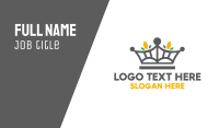 Fresh Nature Crown Business Card Image Preview