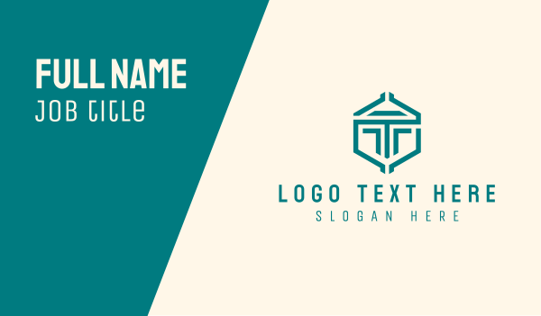 Geometric Letter T Company  Business Card Design Image Preview