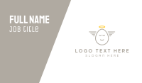 Angelic Egg Outline  Business Card Image Preview