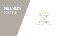 Angelic Egg Outline  Business Card Image Preview