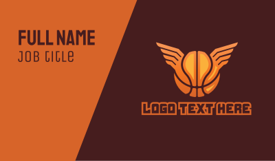 Basketball Wings Business Card