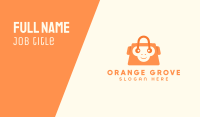 Orange Monkey Bag Business Card Image Preview