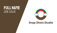 Rainbow Donut Business Card Image Preview
