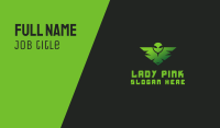 Green Alien Badge  Business Card Image Preview