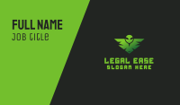 Green Alien Badge  Business Card Image Preview