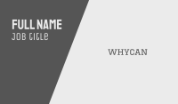 Hipster Serif Text Business Card Image Preview