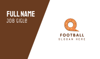 Donut Letter Q Business Card Image Preview