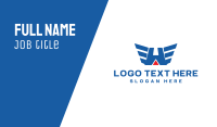 Modern Wing Lettermark  Business Card Image Preview