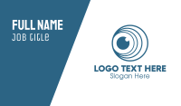 Circle Loop Lens Business Card Design