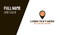 Black Basketball Pin Business Card Image Preview