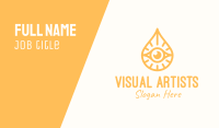 Golden Egyptian Eye Business Card Image Preview
