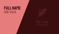 Dainty Branch Outline Business Card Image Preview