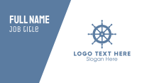 Ship Wheel Helm Business Card Design
