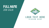 Diamond Green Mountain Business Card Design