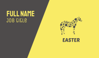 Yellow Star Horse Business Card Image Preview