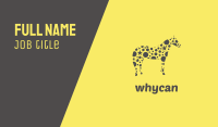 Yellow Star Horse Business Card Image Preview