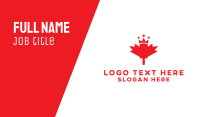 Canada Royalty Business Card Image Preview