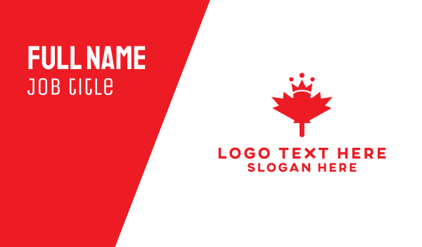 Canada Royalty Business Card Design Image Preview