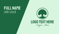 Organic Tree Business Card Image Preview
