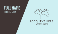 Minimal Dogs Business Card Image Preview