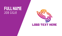 Abstract Cosmic Whirl Business Card Image Preview