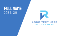 Modern VR Monogram Business Card Image Preview