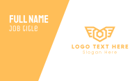 Luxurious Hexagon Wings Business Card Image Preview