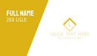 Luxurious Classical  Lettermark Business Card Design