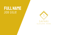 Luxurious Classical  Lettermark Business Card Image Preview