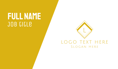 Luxurious Classical  Lettermark Business Card Image Preview