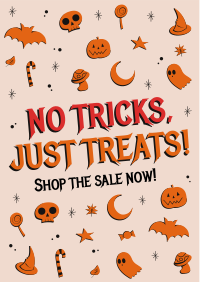 Trick or Treat Sale Flyer Image Preview