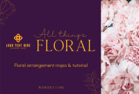 Petal Flowers Pinterest Cover Design