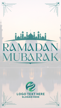 Mosque Silhouette Ramadan Facebook Story Design