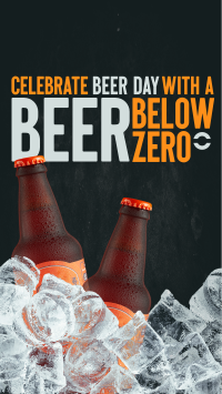 Beer Below Zero Facebook story Image Preview