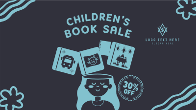 Kids Book Sale Facebook event cover Image Preview
