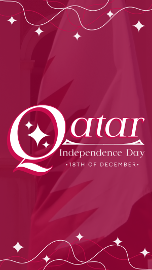 Qatar National Day TikTok Video Image Preview