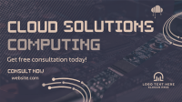 Cloud Computing Solutions Animation Design