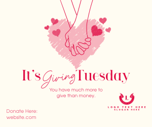 Giving Tuesday Hand Facebook post Image Preview