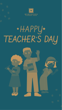 World Teacher's Day Instagram story Image Preview