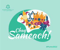 Chag Purim Sameach Facebook post Image Preview