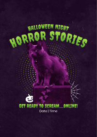 Halloween Horror Stories Flyer Image Preview