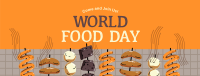 Yummy Street foods Day Facebook cover Image Preview